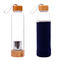 Portable Tea Infuser Travel Unbreakable Glass Water Bottle With Filter