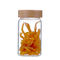High Borosilicate Empty Glass Jars Air Tight Storage Jars Containers With Wood Lid