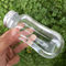 Food Grade Empty Clear Glass Juice Bottles 200ml Capacity With Aluminum Cover