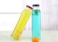 Clear 350ml Round Glass Bottle For Milk Packaging With Colored Screw Metal Lid