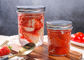 100ml 200ml 300ml clear glass jam jars glass mason jar with screw metal lids