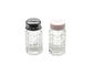 Unique Embossed Round Empty Glass Jars High White Glass 50ml Capacity For Pepper