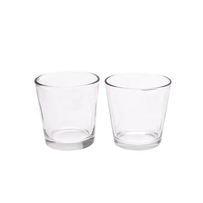 Screen Printing Round 80ml 95ml Glass Candle Cup