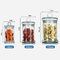 2500ml Spice Storage Borosilicate Wide Mouth Glass Jars