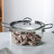 Kitchenware 5L Borosilicate Transparent Glass Soup Pot
