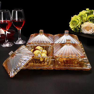 Supermarket Dessert Chocolate Candy Glass Split Trays
