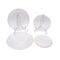 4mm Thick Texture Transparent Glass Plate Cutlery Set