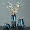 Polished Lead Free Household Craft Glass Flower Vase