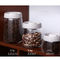 Hand Pressed Vacuum Borosilicate Glass Storage Jars 585ml