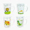 Microwavable 350ml Cartoon Glass Children'S Drinking Cups