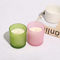Coloured Glass Candle Holder Glass Candle Containers 8cm Height