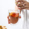 Clear Borosilicate Double Wall Glass Tea Cup 250ml 350ml 450ml