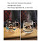Decal Paper Custom Made Glass Cups 400ml For Coffee Milk Juice Tea