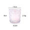 Custom Carved Transparent Frosted Glass Candle Cup Handmade