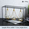 Modern Minimalist Wind Cradle Hanging Candle Holders With Metal Frame