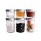 4Oz Crystal Mason Caviar Glass Storage Jars With Airtight Lids