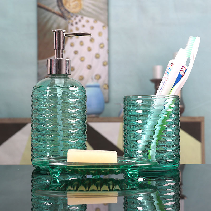 320 Ml Natural Marble SPA Collection Tumbler Toothbrush Holder 400ml Soap Dispenser Soap Tray Countertop Organizer