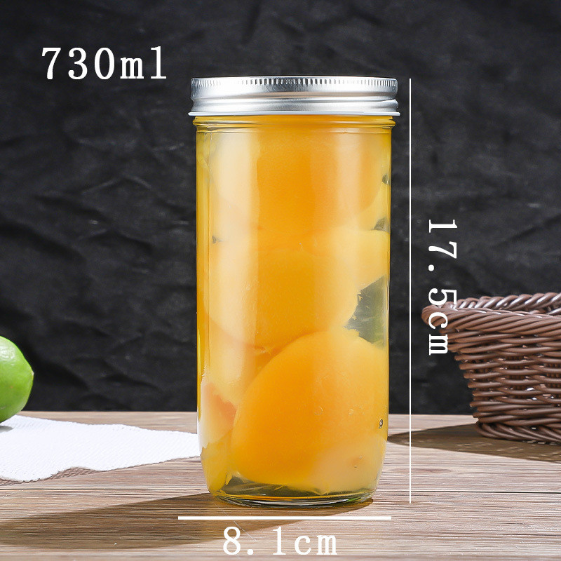 Clear Glass Jars With Customizable Labels Mason Jars With Metal Airtight Lids Décor Microwave Freeze